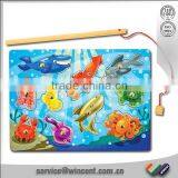 Funny Wooden Fishing Puzzle Game of Magnetic Toy thumbnail-1