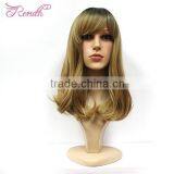 Pretty Fashion Peruvian Human Hair Wig Wavy Cheap Hair thumbnail-1