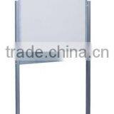 Various Sizes Available 12 mm Silver Aluminum Frame With ABS Corners Office Writing Magnetic White Board thumbnail-5