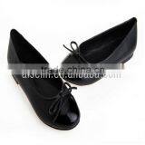 Office's Ladies Blackleather Flat Shoes Man for Ladies thumbnail-2