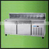 High Quality Machine Set Double Doors Hotel Stainless Steel Freezer