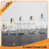 500ml Bulb Glass Juice Bottles With Brass Screw Lid thumbnail-3