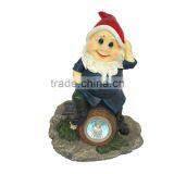 Outdoor Dwarf Solar Spotlights Resin Gnome thumbnail-1