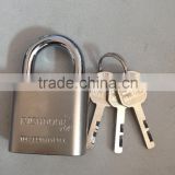 RICHDOOR Brand!!! Top Security Nickle Plated Short Shackle Big Round Corner Vane Key iron padlock