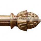 Aluminium Alloy simple cone curtain pole curtain rod finial