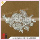 HC-2751-1 Hechun 3D Clear Bead Custom Wholesale Sequin Bridal Applique thumbnail-2