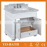 European Style Bathroom Vanity With Marble Countertop thumbnail-3