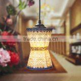 Jingdezhen Ceramic Hollow Indoor Pendant Light Fancy Pendant Light thumbnail-1