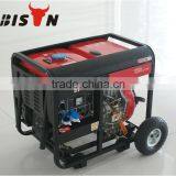 Bison Zhejiang China 5kva Silent Diesel Generator Price Fuel Consumption Single Cylinder Generator