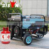 BISON Hot Air Cooled 4 Stroke 5kw Portable LPG Gas Generator Price Quality Choice