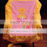 Elegant Patterns of Cartoon Animal Embroidered Kids Coral Fleece Baby & Infant Blanket thumbnail-4