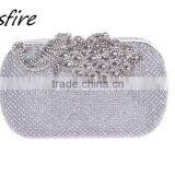 Fashion Ladies Handbags Crystal Rhinestone Evening Bag Class Peacock Evening Bag thumbnail-3