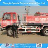 brand new export automatic alarm 4*2 fecal suction truck dongfeng