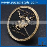 custom high quality metal engrave taken coin
