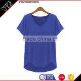 China Clothing Manufactures Summer Women Sports Fitness T-shirt Factory in China Women Clothing thumbnail-2