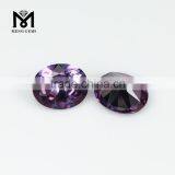 Factory Wholesale Synthetic 46# Corundum Machine Cut Oval Ruby Gemstone thumbnail-3