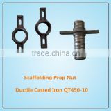 Cast iron scaffolding prop nut with handle , heavy duty and light duty