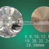 different shape crystal button
