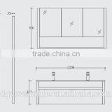 Solid Wood Bathroom Vanity Cabinets With Shaving Cabinet and Towl Rail thumbnail-2