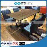 TB Promotional Modern Dining Set Dining Table Walnut Veneer Dining Table thumbnail-2