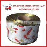 Wholesale Christmas Decoration Ribbon With Wire thumbnail-2