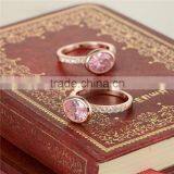 Gold Plated Single Stone 925 Silver Ring Designs With Gemstone thumbnail-6