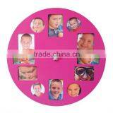 16 Inch Round Clock With Photo Frame/Photo Frame Clock YZ-3181C