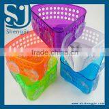 Trade Assurance Bathroom Accessory Plastic Storage Basket/plastic Bathroom Storage Basket Set thumbnail-1