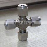 double ferrule tube fitting cross