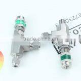 stainless steel double ferrules relief valve