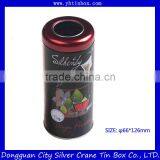 Wholesale Small Elegant Round Tea Tin /Decorative Round Tea Tin/Tea Tin Box