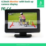 4.3 Inch Color TFT LCD Parking Car Rear view Monitor Car Rearview Backup Monitor