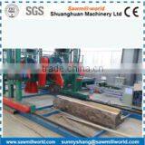 Double Saw Blade Angle Sawmill Band Saw Machine With Patent