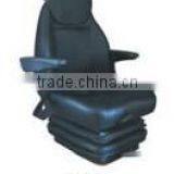 China Factory Supply Cheap Price Excavator Seat PVC Machinery Suspension Driver Seat With Headrest Armrest Safety Belt YS15