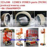 Non Mark Scissor Lift Rims With Tires Wheel 2.00-8 15x5 16x5x12 12x4.5 thumbnail-2