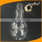 Food Grade 500ml Plastic Light Bulb Bottle With Screw Cap With Hole for Bubble Tea thumbnail-2