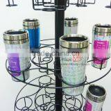 Revolving Black Iron Cup Hanging Rack thumbnail-3