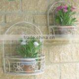 2016 New Wrought Iron Wall Basket Planter thumbnail-3
