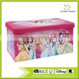 Disney Audit Suppliers Foldable Storage Ottoman, Princesses thumbnail-1