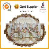 20 Inch Hot Sales 3d Art Last Supper Carving Wall Hanging Decoration thumbnail-1