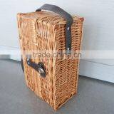 The Cheapest Beautiful Baket Spilt Willow for Wine, Wine Bottle Basket thumbnail-3