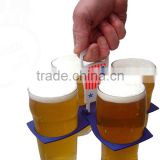 Foldable beer/coffer/cup holder carrier