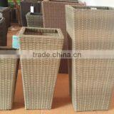 Rattan Flower Pot, Set of 3. thumbnail-1