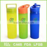 Custom Colourful Color Silione Water Bottle for Soda Drinking thumbnail-1