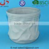 Ceramic Succulent Planter Pots With Matte Grayscale Finish, Succulent Desktop Flower Pot thumbnail-3