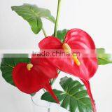 Vivid Fake Artificial Anthurium Decorative Anthurium Flower for Landscaping Decoration thumbnail-3
