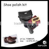 PU Leather Case Promotional Shoe Polish Set Travel Shoe Care Kit thumbnail-3