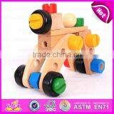 2015 Funny Play Wooden Montessori DIY Screws Toy,Wooden Kids Toy Screw Nut Combination,Wholesale Cheap Wooden Screws Toy W03C012 thumbnail-4