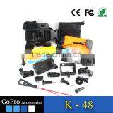 High Quality 18 in 1 Kit Used for Gopros Heros 4 Sports Camera Accessories Action Camera Cases thumbnail-3