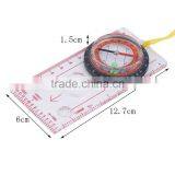 2016 Portable Plastic Baseplate Ruler Compass Map Scale Scouts Outdoor Camping Hiking Travel Compass Navigation Tool thumbnail-2